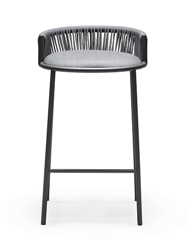 Sgabello da Bar da Esterno Millie SG-65 Grigio