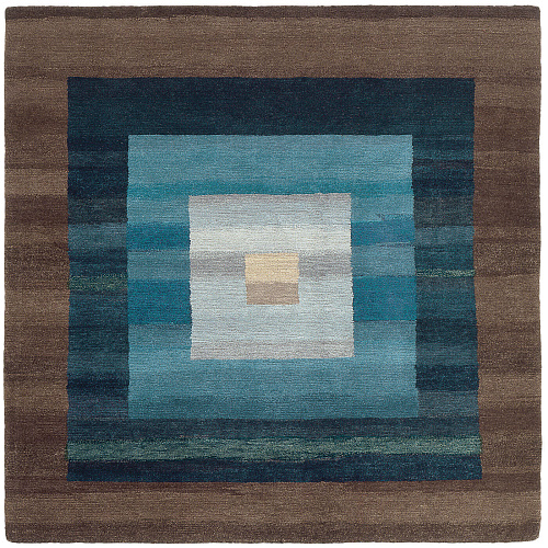 Tappeto 5 Bordi Blu