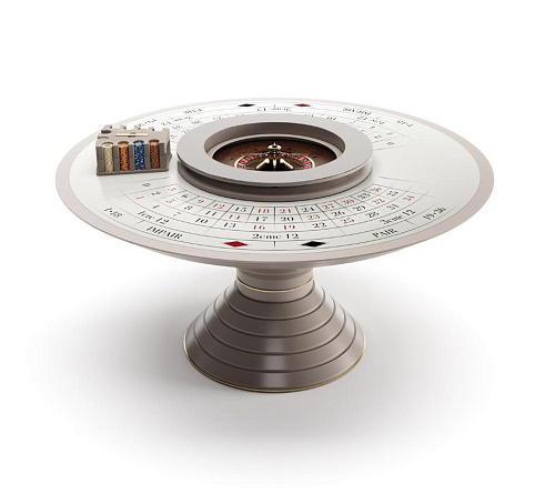 Tavolo da roulette rotondo Convivium