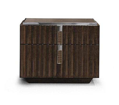 Comodino Premium Inserti Pelle