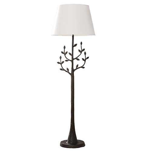 Lampada da terra Millana con finitura bronzo antico