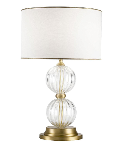 Lampada da Tavolo Elegante con Sfere in Vetro di Murano