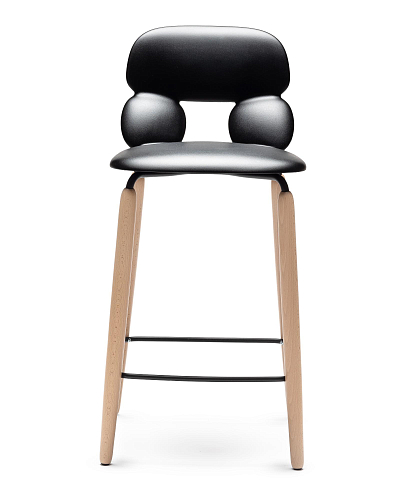 Sgabello da Bar Nube W SG-65 Nero