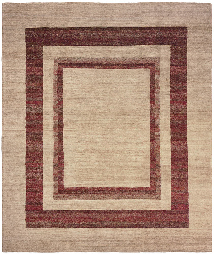 Tappeto Mauro Triple Bordo Rosso