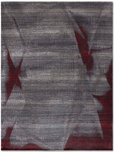 Tappeto Annodato Red Wood