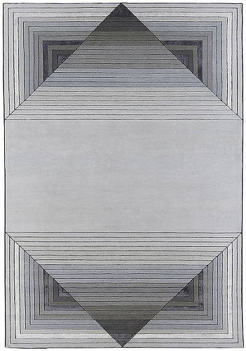 Tappeto Geometrico Grigio