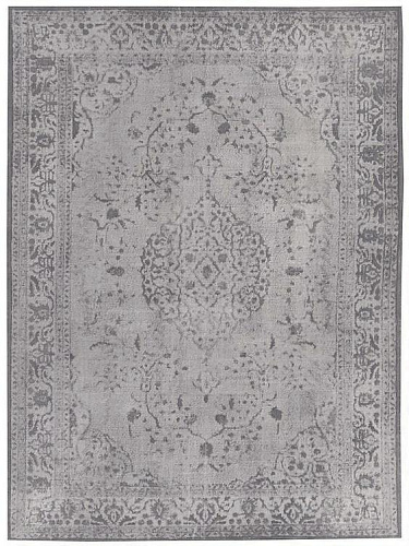 Tappeto Vintage Grigio Chiaro