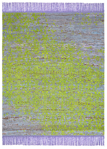 Tappeto Milano Radi Raved Viola Verde
