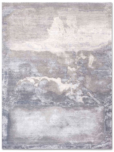 Tappeto Lusso Nuvole Grigio