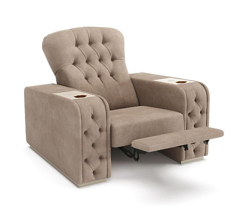 Poltrona reclinabile da home cinema Chest