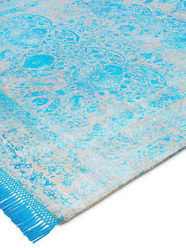 Tappeto Lusso Blu Elettrico