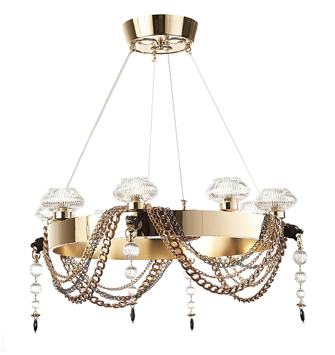 Lampadario Panther in Cristallo
