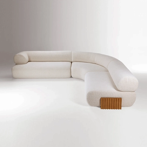 Divano modulare in legno Carmel