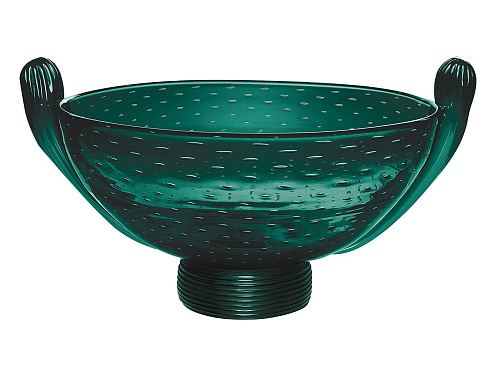 Ciotola Verde in Vetro di Murano