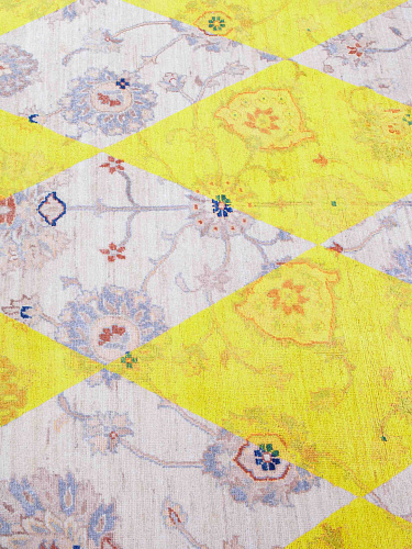 Tappeto Double Layer Giallo