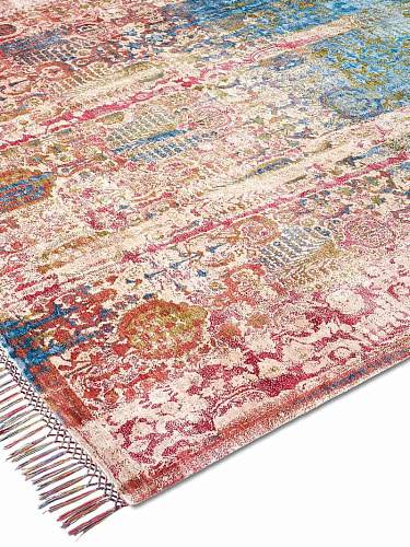 Tappeto Annodato Lusso Bosco Multicolor