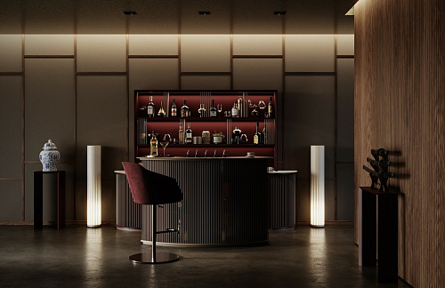 Mobile bar con bancone Dry