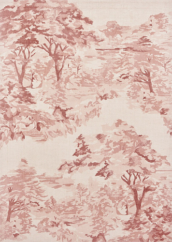 Tappeto Landscape Toile Rosa Chiaro