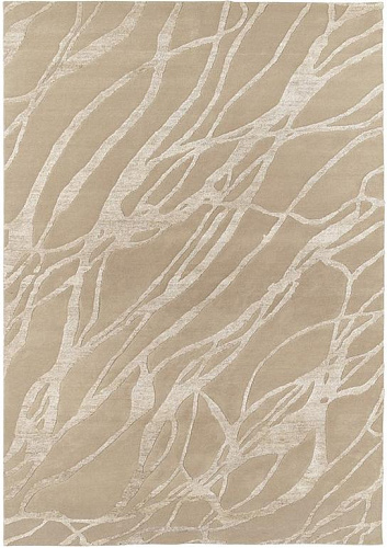 Tappeto Annodato Moderno Beige