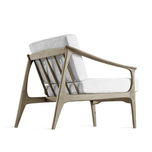 Poltrona Rovere Grigio Quiete