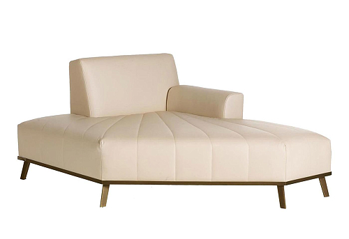 Chaise Longue Allungabile Bianca