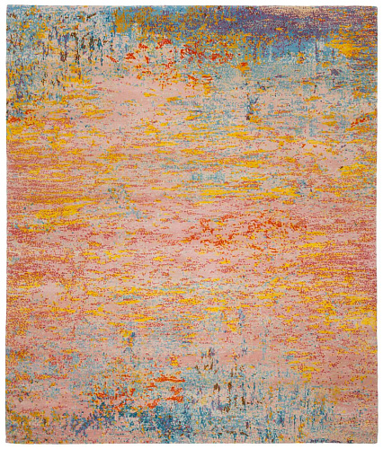 Tappeto Artwork 1 Multicolore Rosa