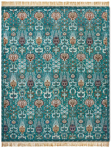 Tappeto Lusso Isfahan Verde