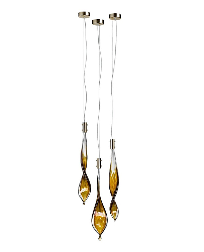 Pendente Murano con Foglie a 3 Luci