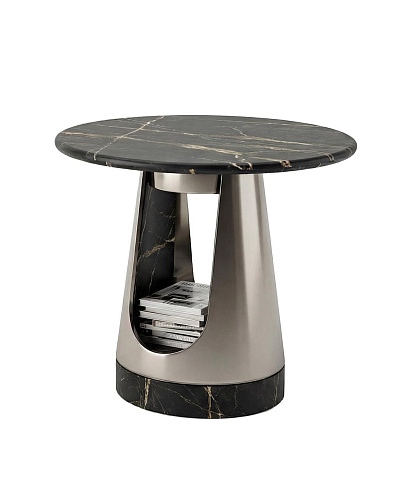 Tavolino da Caffè Aura con Piano in Pietra