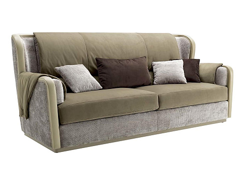 Divano Beige a 3 Posti