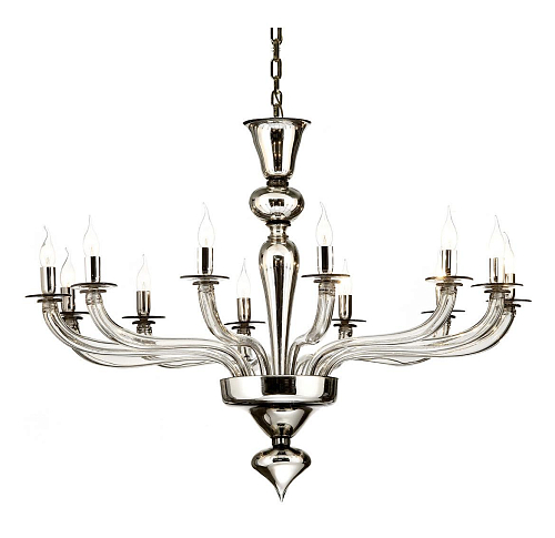 Lampadario Murano con Specchio Fumé