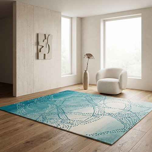 Tappeto Ocean Web Teal