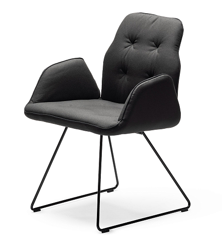 Sedia con Braccioli Betibù SL-P Nera