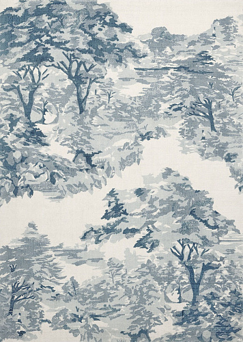 Tappeto Landscape Toile Azzurro Chiaro