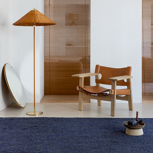Tappeto Artigianato Treccia Denim