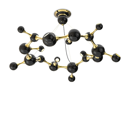 Lampada a Soffitto Rotonda Molecular