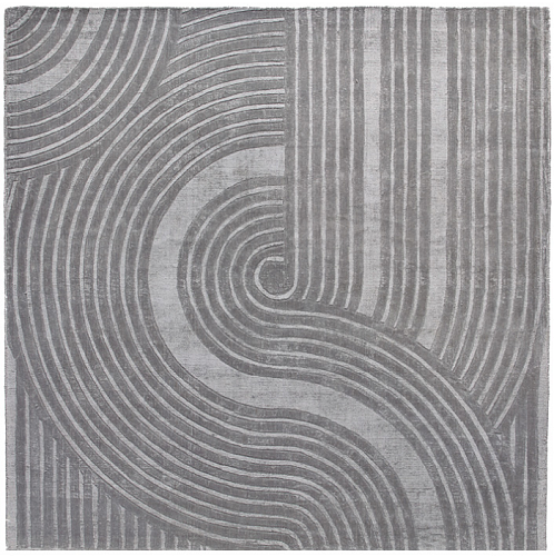 Tappeto Designer Moderno Grigio