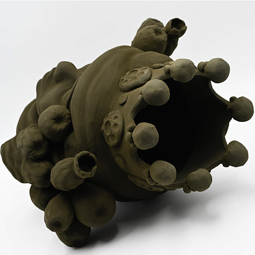 Testa di Moro Marrone Scultura
