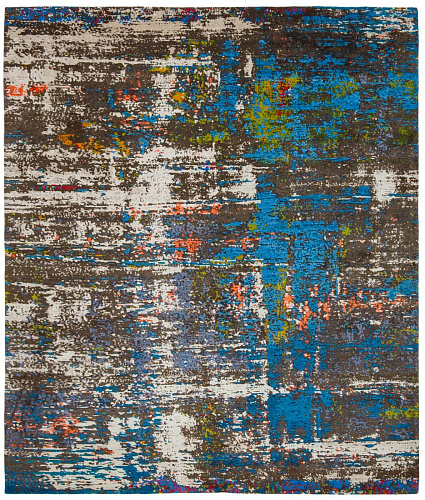 Tappeto Artwork 18 Multicolore Blu
