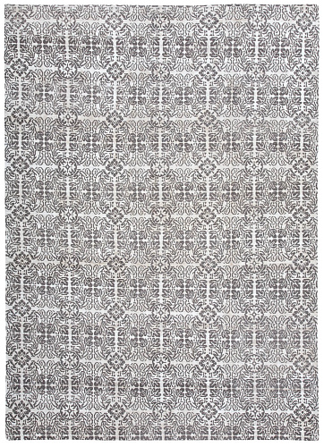 Tappeto Bologna Bianco Grigio