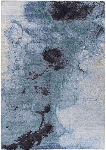 Tappeto Astratto Blu 1