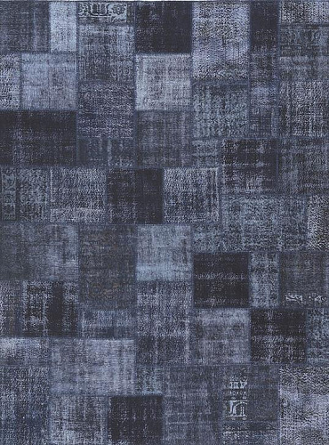 Tappeto Patchwork Blu Navy