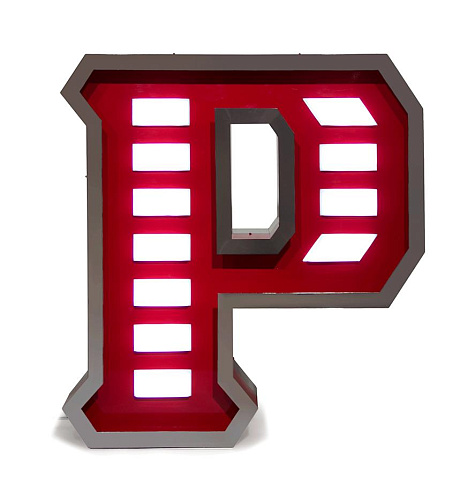 Lettera Luminosa Precious P