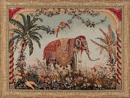 Arazzo Elefante con Bordo