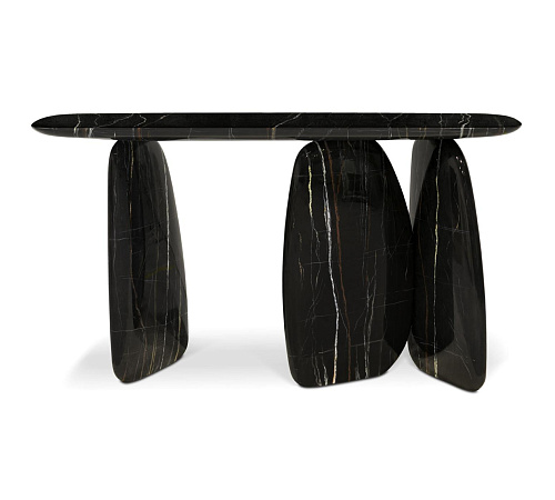 Consolle Scultorea Nera