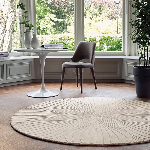 Tappeto Rotondo Folia Pietra 38301