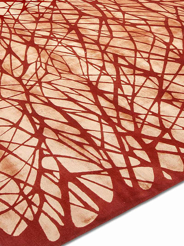 Tappeto Annodato Dresden Arancio