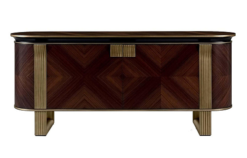 Credenza Italiana in Legno di Rosa