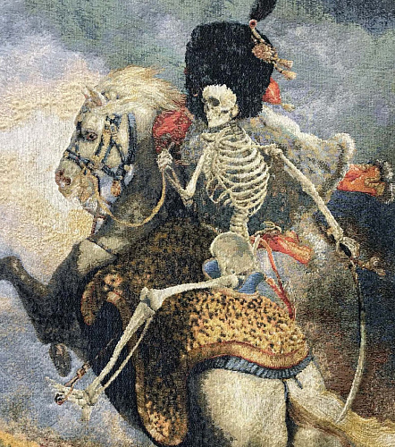 Arazzo Cavaliere Scheletro