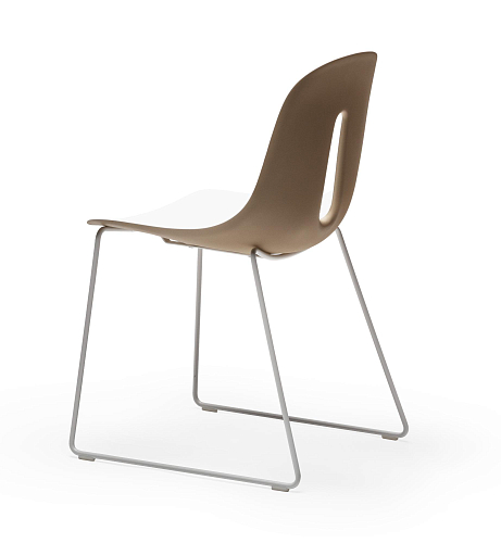 Sedia Gotham SL Beige e Nera